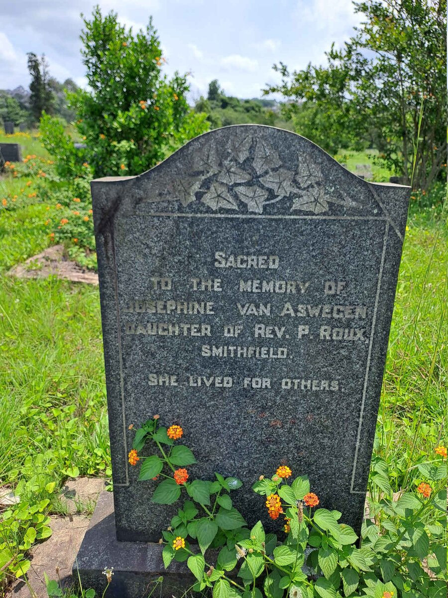 ASWEGEN Josephine, van nee ROUX