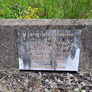 AUCAMP Johannes Petrus Du Plessis 1884-1946