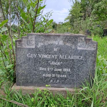 ALLARDICE Guy Vincent -1953