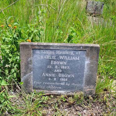 BROWN Charlie William -1937 & Annie -1968