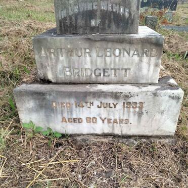BRIDGETT Arthur Leonard -1933
