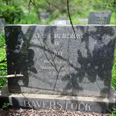 BAVERSTOCK Joy 1947-1972