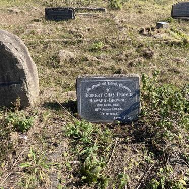 BROWNE Herbert Charles Francis, HOWARD- 1881-1945