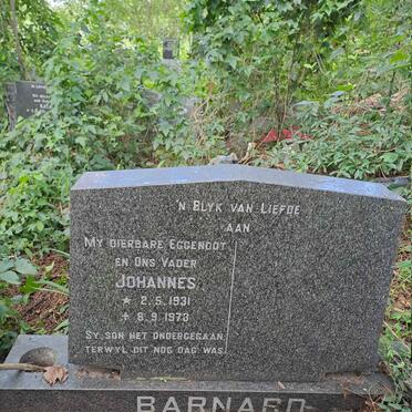 BARNARD Johannes 1931-1973