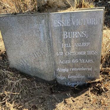 BURNS Jessie Victoria -1958