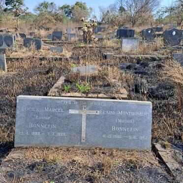 BONNEFIN Lucien Marcel 1899-1969 & Elaine Montgomery 1900-1997