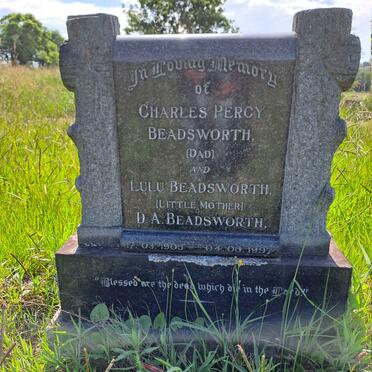 BEADSWORTH Charles Percy :: BEADSWORTH Lulu :: BEADSWORTH D.A. -1905-1997