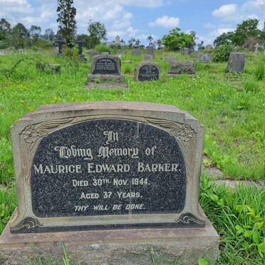 BARKER Maurice Edward -1944