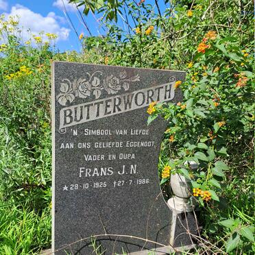 BUTTERWORTH Frans J.N. 1925-1986