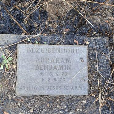 BEZUIDENHOUT Abraham Benjamin 1973-1973