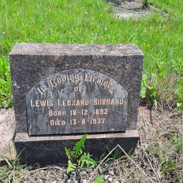 BURNAND Lewis Leonard 1892-1937