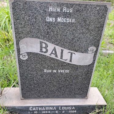 BALT Catherina Louisa 1894-1984