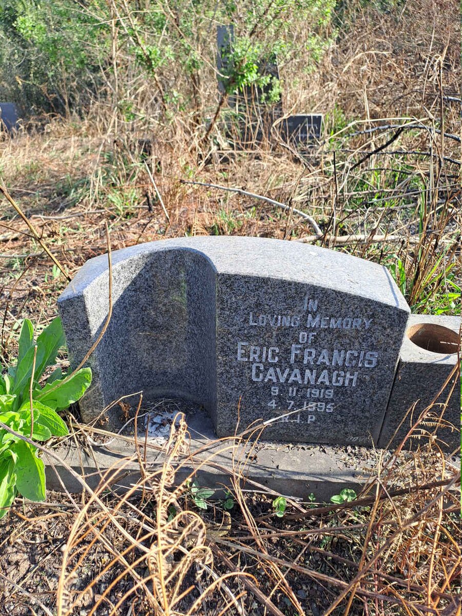 CAVANAGH Eric Francis 1919-1995