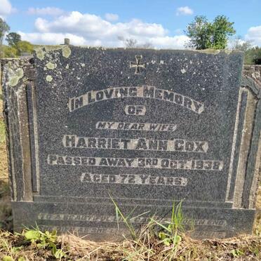 COX Harriet Ann -1938
