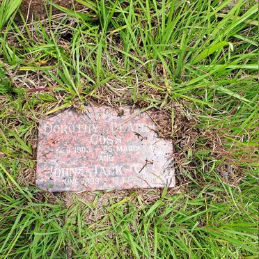 COSS John Jack & Dorothy Beatrice 1903-?
