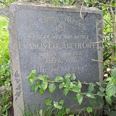COPE Francis Elizabeth -1951