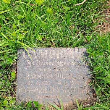 CAMPBELL Raymond Douglas 1915-1974 & Marjorie Ivy Caroline ASMUSSEN