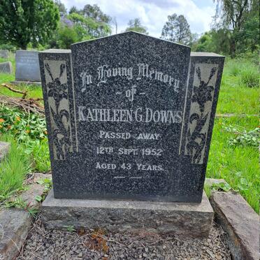 DOWNS Kathleen G. -1952