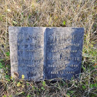 DAUTH Conraad -1949 & H.A.? -1960