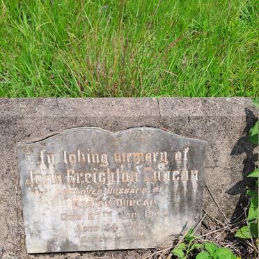 DUNCAN John Creighton -1932