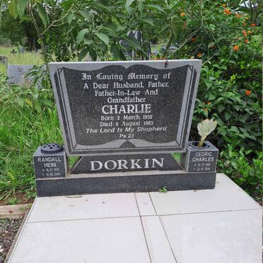 DORKIN Charlie 1932-1983 :: DORKIN Cedric Charles 1966-2009 :: DORKIN Randall Heini 1970-2009