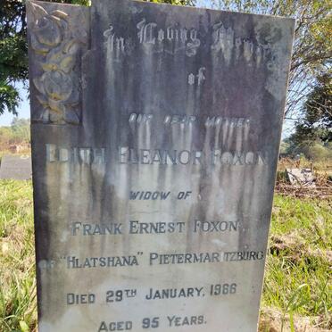 FOXON Edith Eleanor -1966