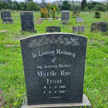 FROST Myrtle Rae 1901-1987