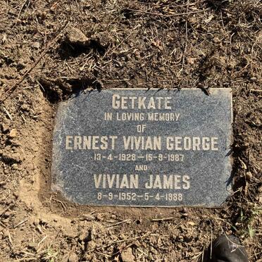 GETKATE Ernest Vivian George 1928-1987 :: GETKAKE Vivian James 1952-1988