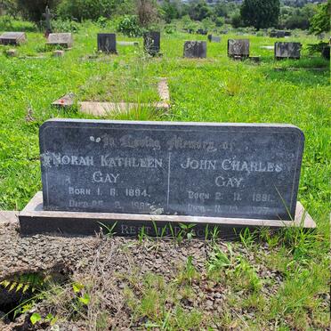 GAY John Charles 1891-1977 & Norah Kathleen 1894-1981