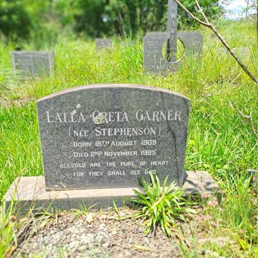 GARNER Lalla Greta nee STEPHENSON 1909-1985