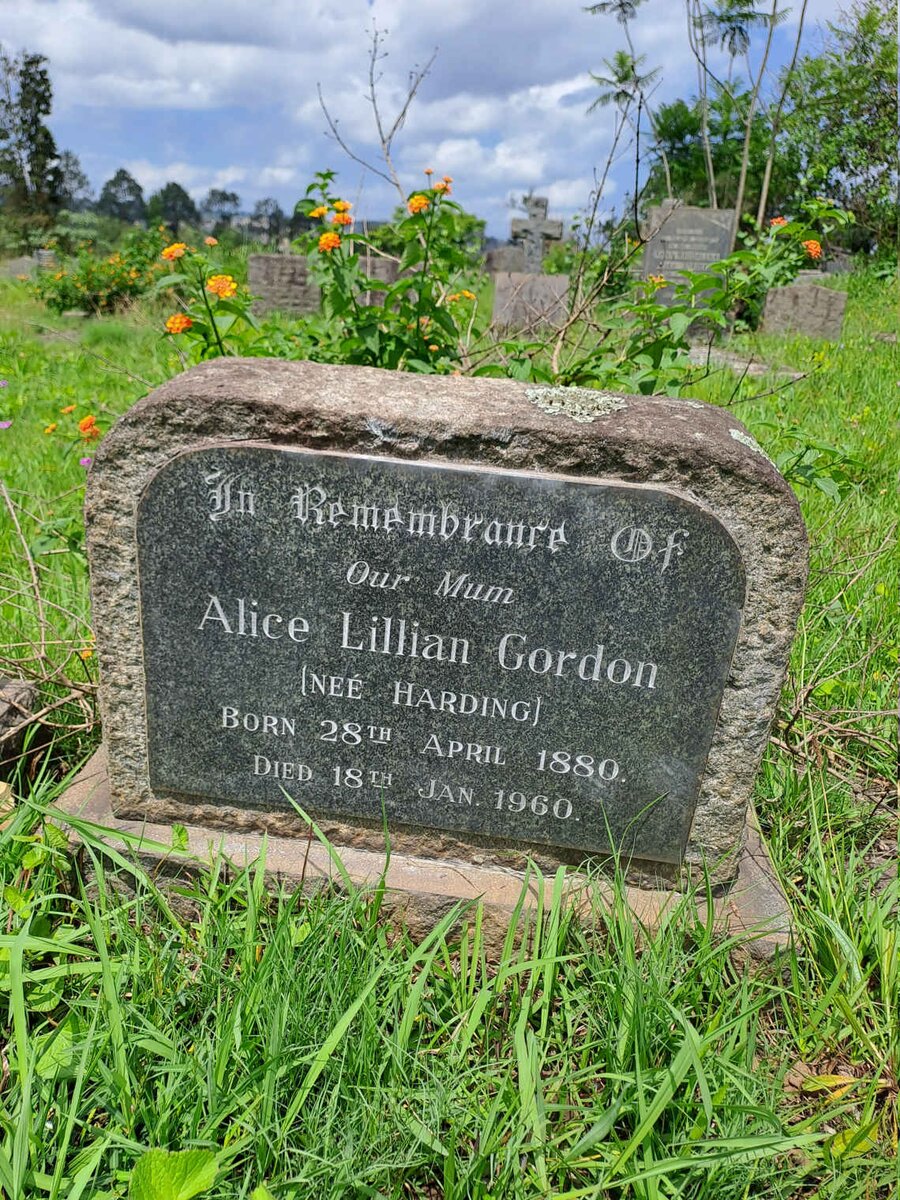 GORDON Alice Lillian nee HARDING 1880-1960