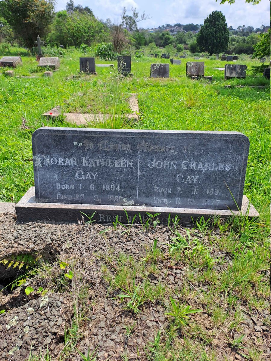 GAY John Charles 1891-1977 & Norah Kathleen 1894-1981