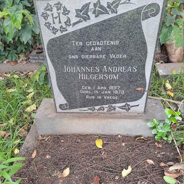HILGERSOM Johannes Andreas 1897-1973