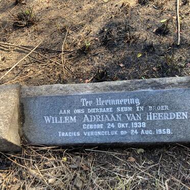 HEERDEN Willem Adriaan, van 1938-1958