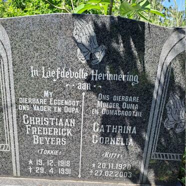 HAVEMANN Christiaan Frederick Beyers 1918-1991 & Cathrina Cornelia 1920-2002