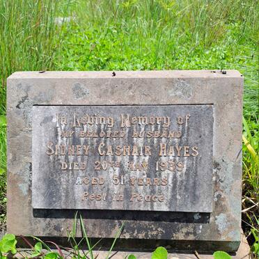 HAYES Sidney Cashair -1939