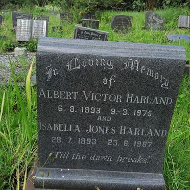HARLAND Albert Victor 1893-1975 & Isabella Jones 1893-1987