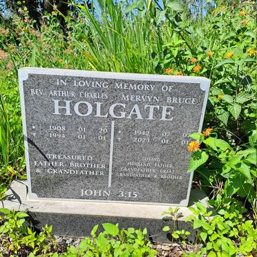 HOLGATE Arthur Charles 1908-1994 :: HOLGATE Mervyn Bruce 1942-2023