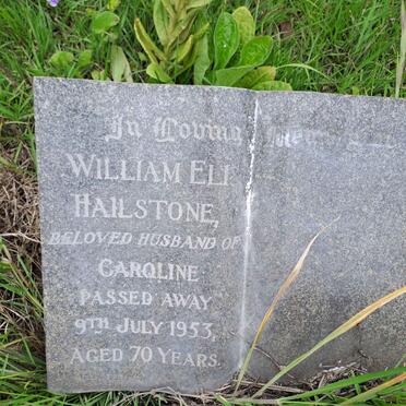 HAILSTONE William Eli -1953