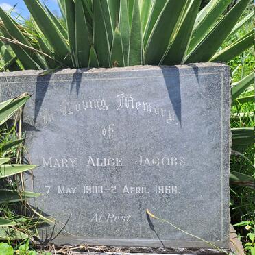 JACOBS Mary Alice 1900-1966