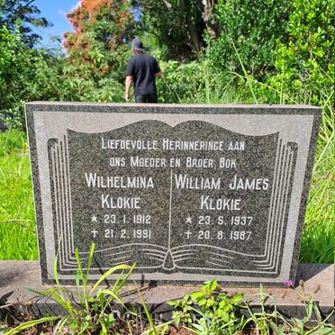 KLOKIE Wilhelmina 1912-1991 :: KLOKIE William James 1937-1987