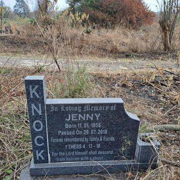 KNOCK Jenny 1956-2018