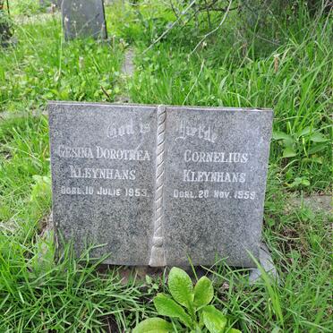 KLEYNHANS Cornelius -1959 & Gesina Dorothea -1953