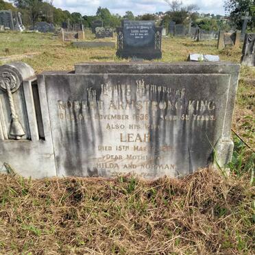 KING Robert Armstrong -1936 & Leah -1961