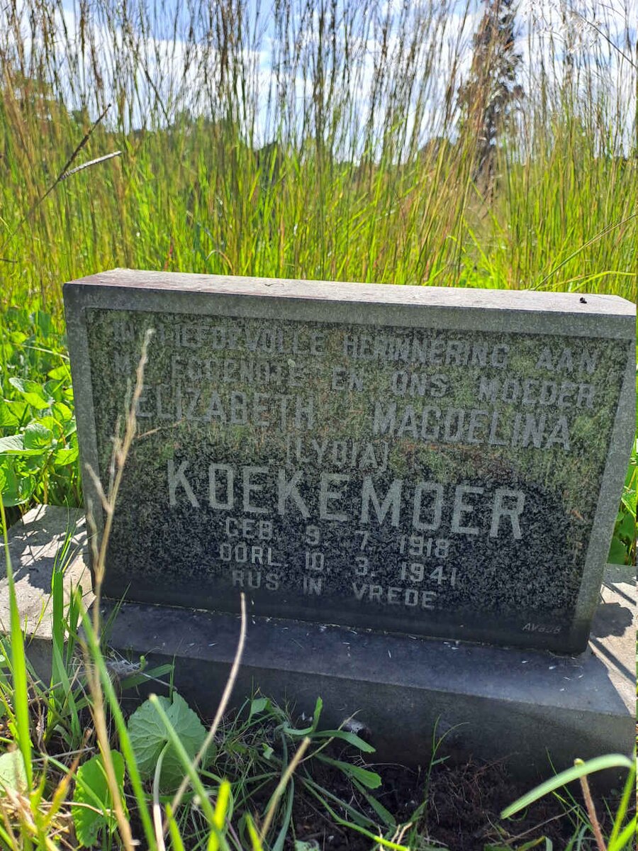 KOEKEMOER Elizabeth Magdelina 1919-1941