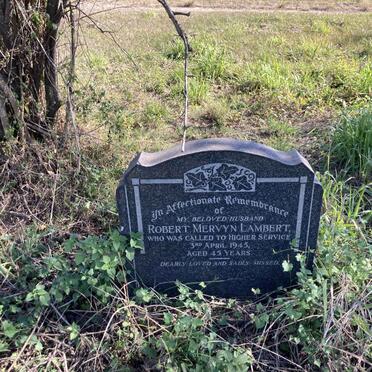 LAMBERT Robert Mervyn -1945