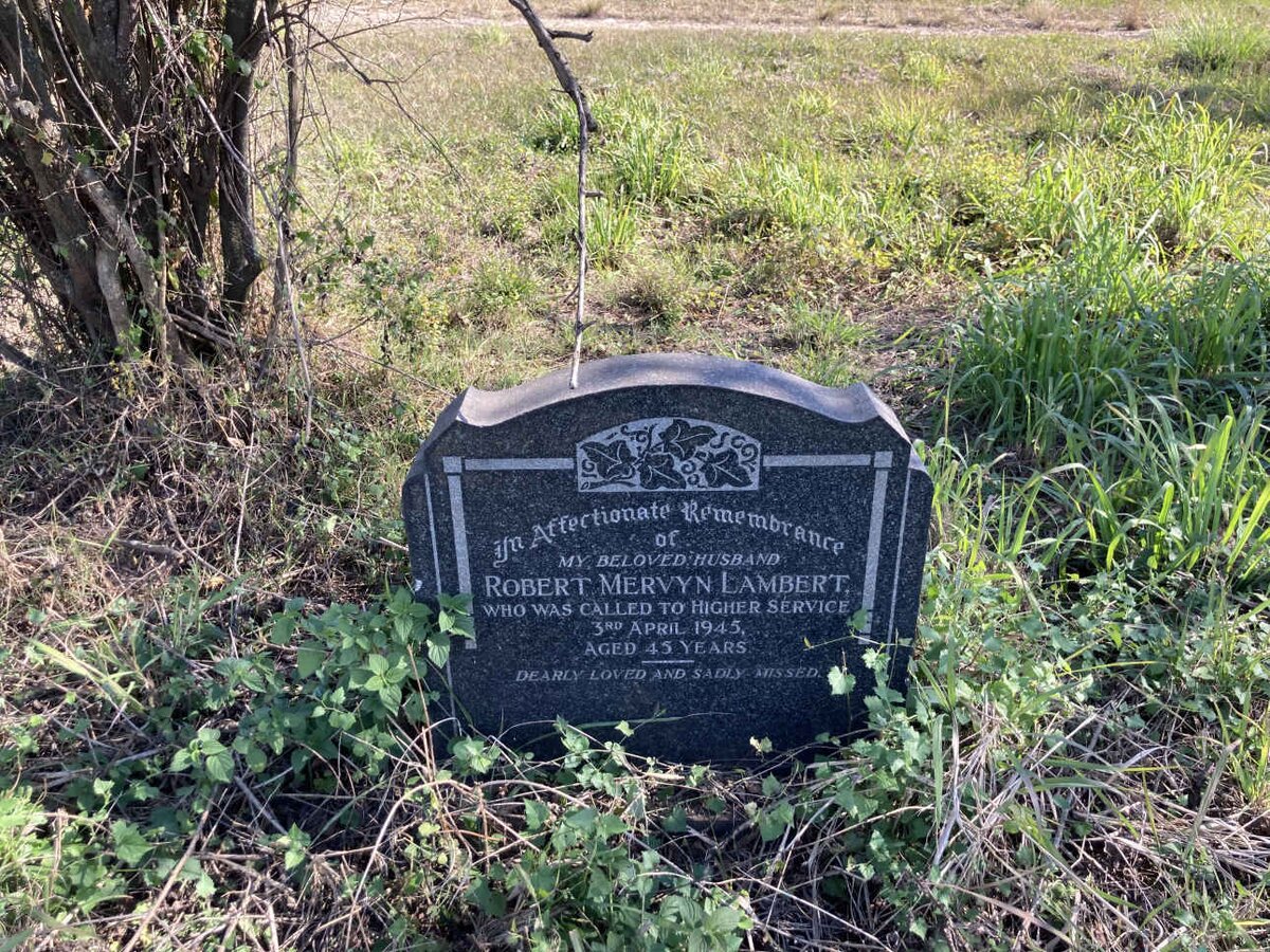 LAMBERT Robert Mervyn -1945