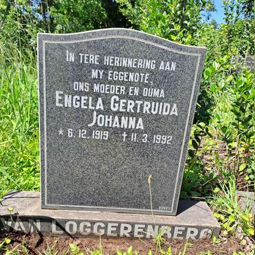 LOGGERENBERG Engela Gertruida Johanna, van 1919-1992