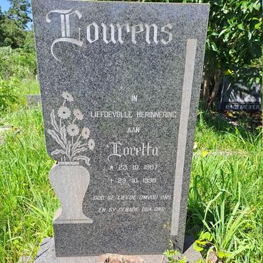 LOURENS Loretta 1967-1990