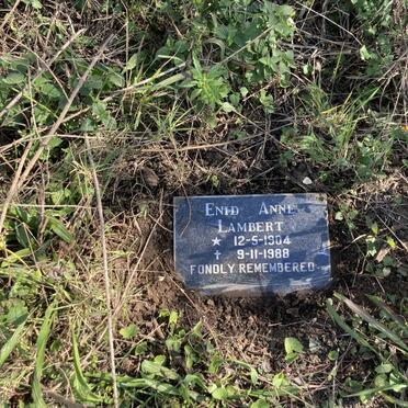 LAMBERT Enid Anne 1904-1988